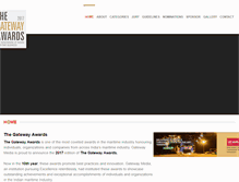 Tablet Screenshot of gatewayawards.com
